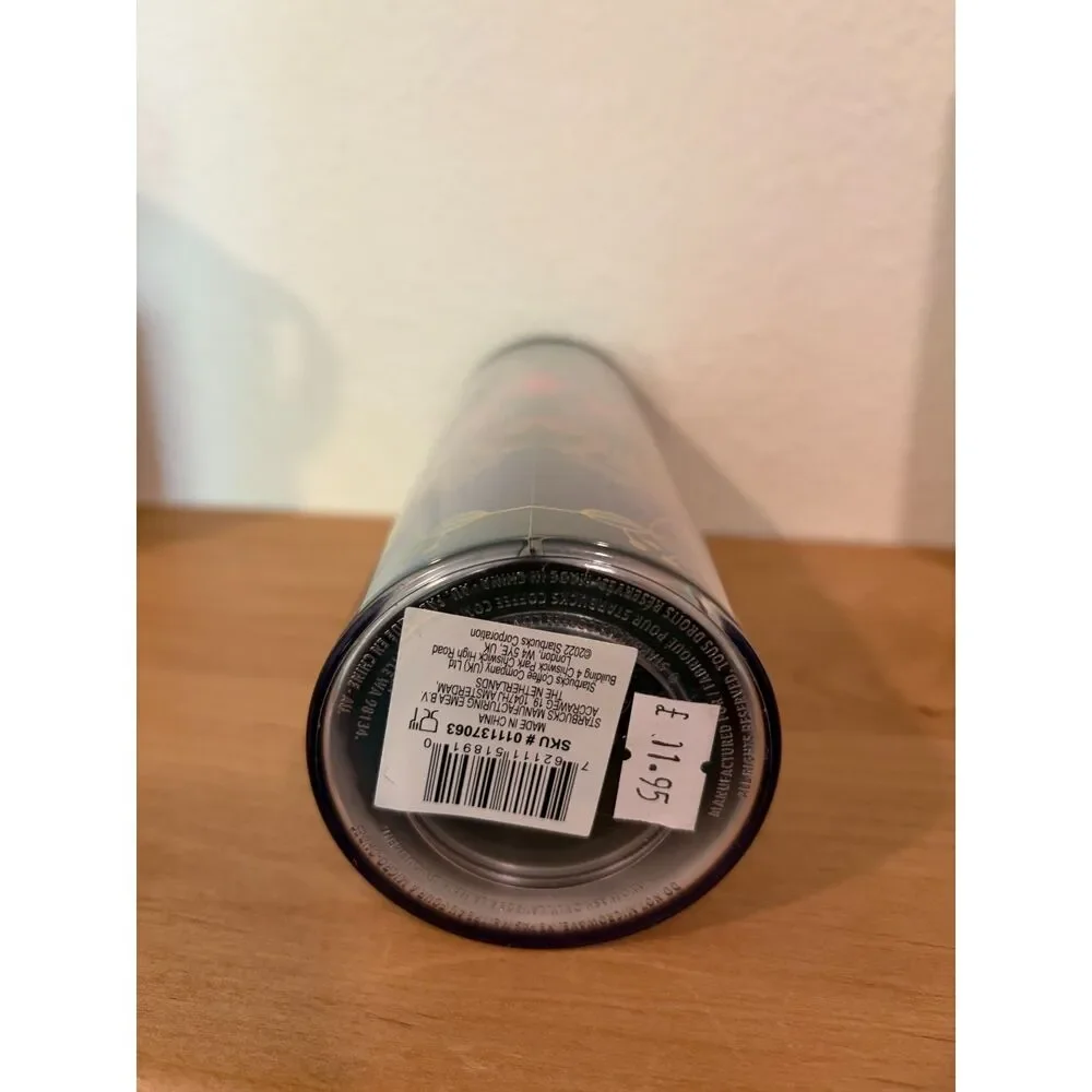 Starbucks 2022 European Christmas Wrapping Sip Cup 16oz Grande